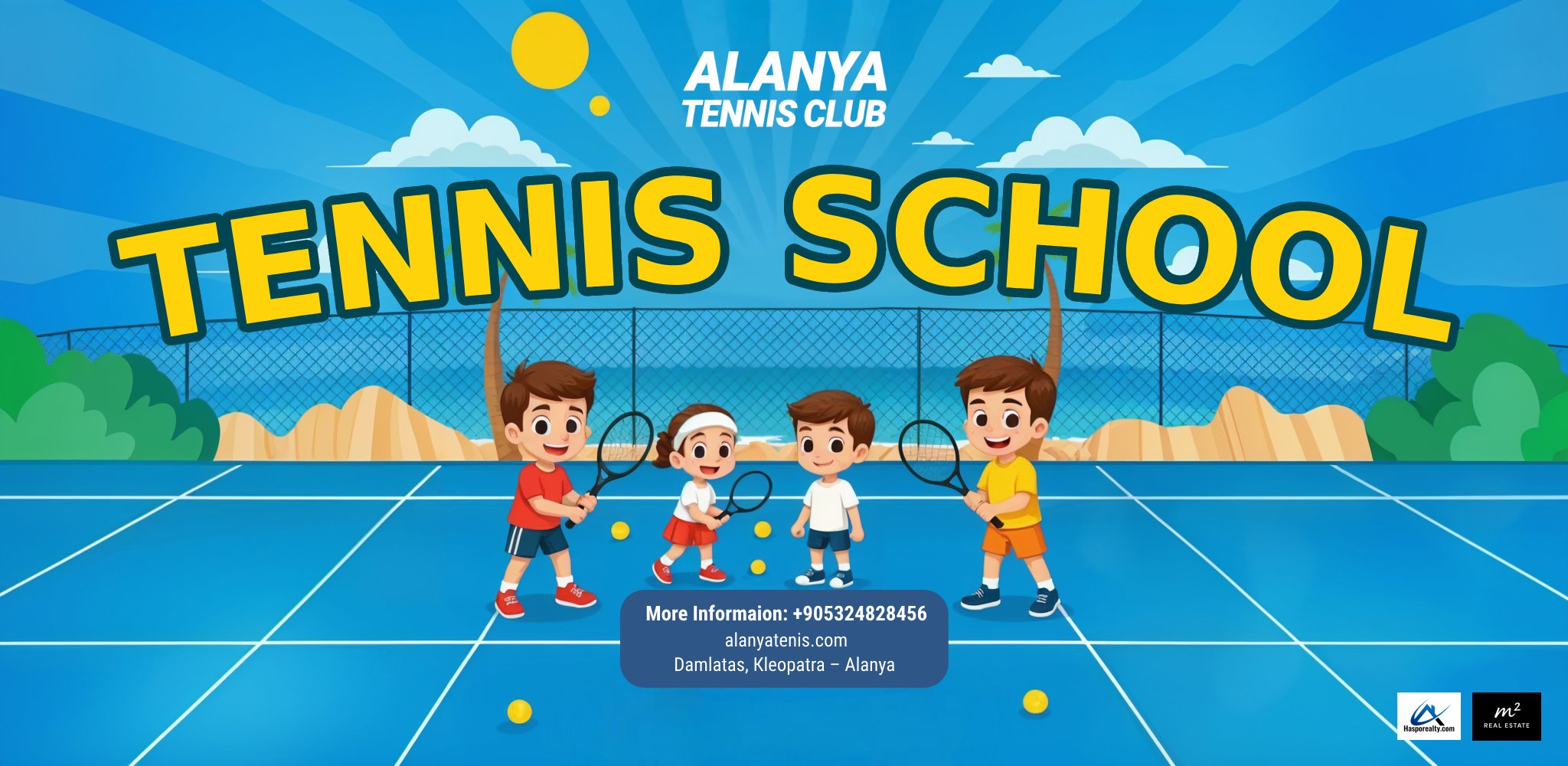 Alanya tennis banner
